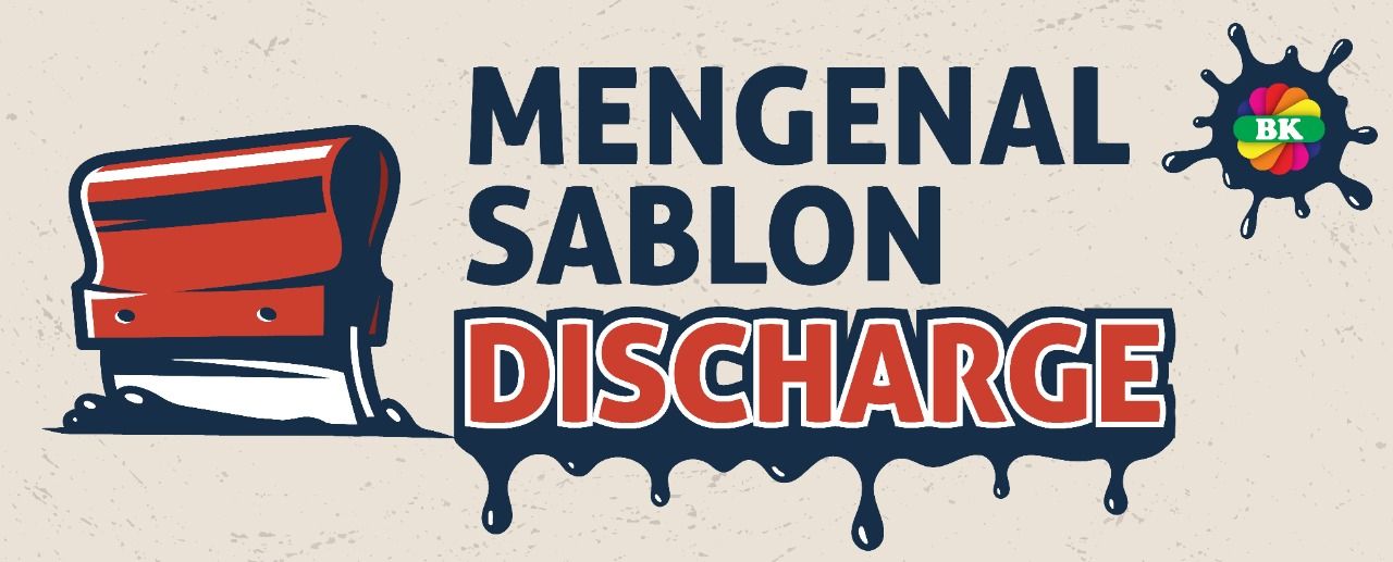 Mengenal Teknik Sablon Discharge Sablon Cabut Warna 
